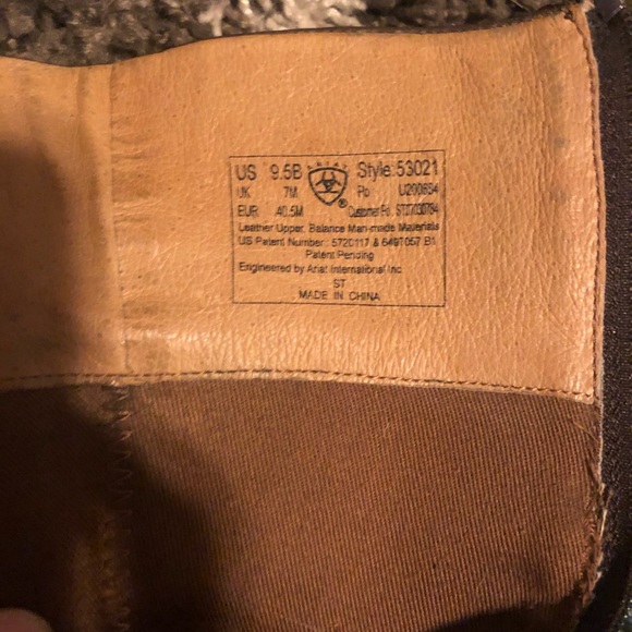 Women’s Brown Ariat Boots 9.5 - Picture 6 of 6